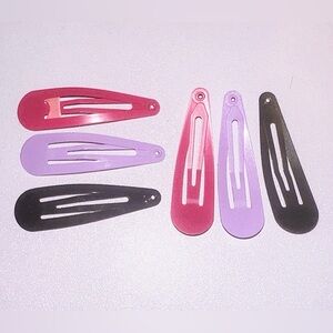 Pink and Purple Hairclips